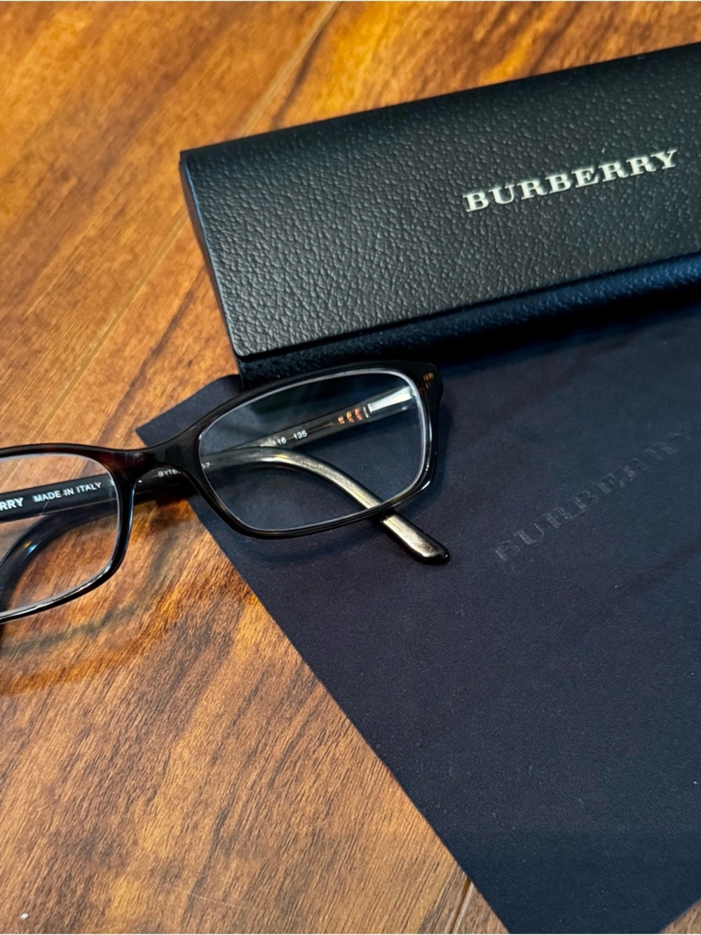 Burberry Women’s Tortoiseshell Eyeglasses B 2073 3002 Dark Havana 53-16-135